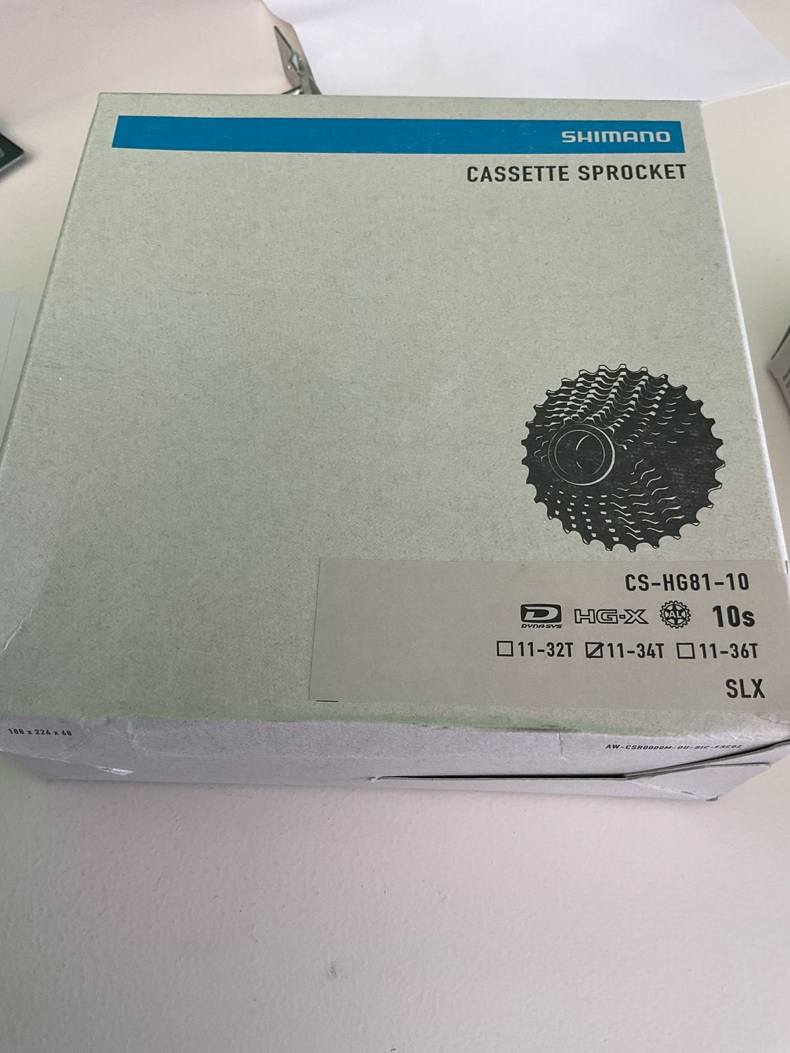 Shimano cassette Sprocket 11-34