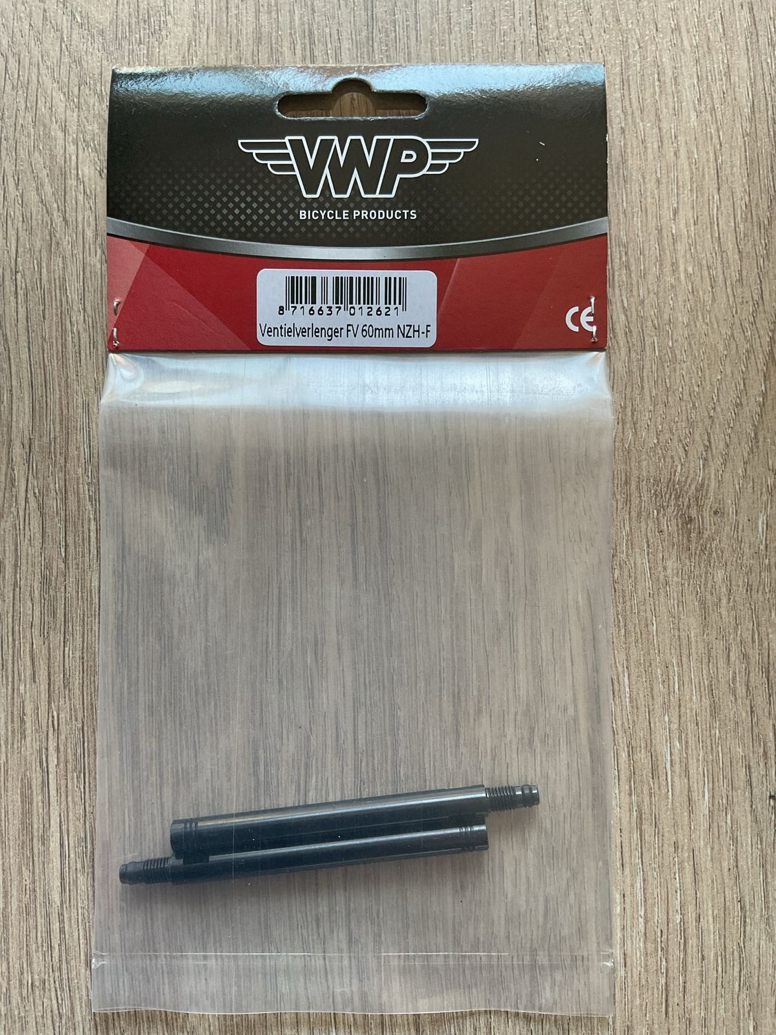 Verlengventiel 60mm VWP set 2 stuks