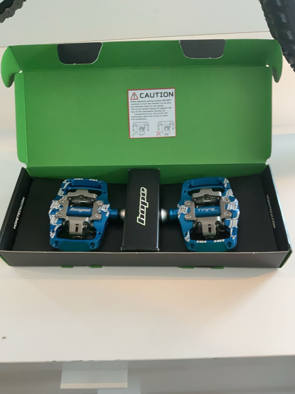 Hope Union TC Pedals - Pair - Blue