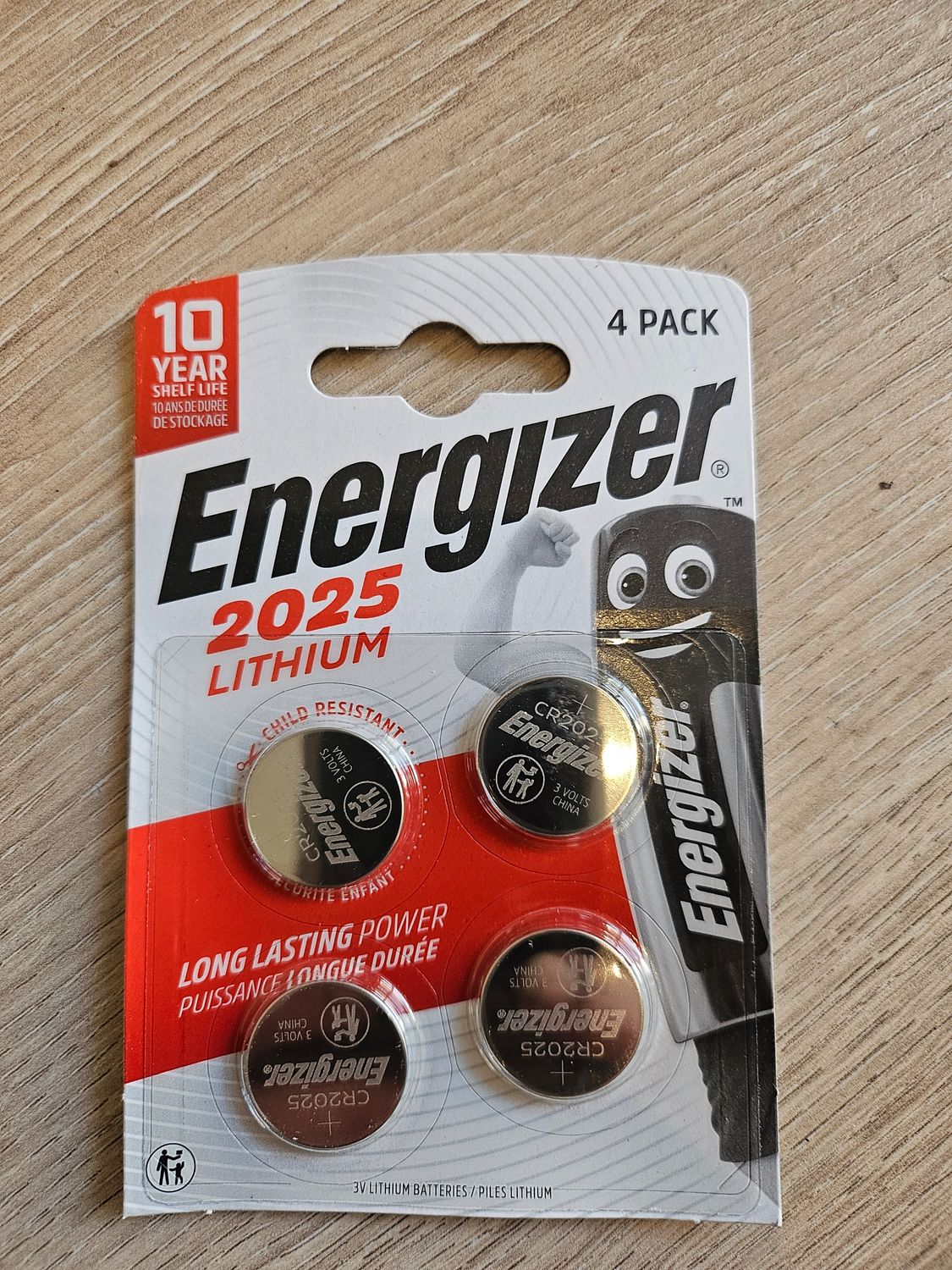 Energizer 2025 knoopcel 4st