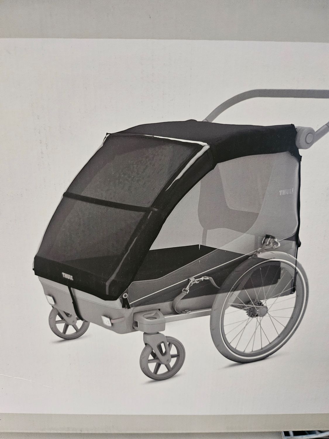 Thule courier dog trailer set