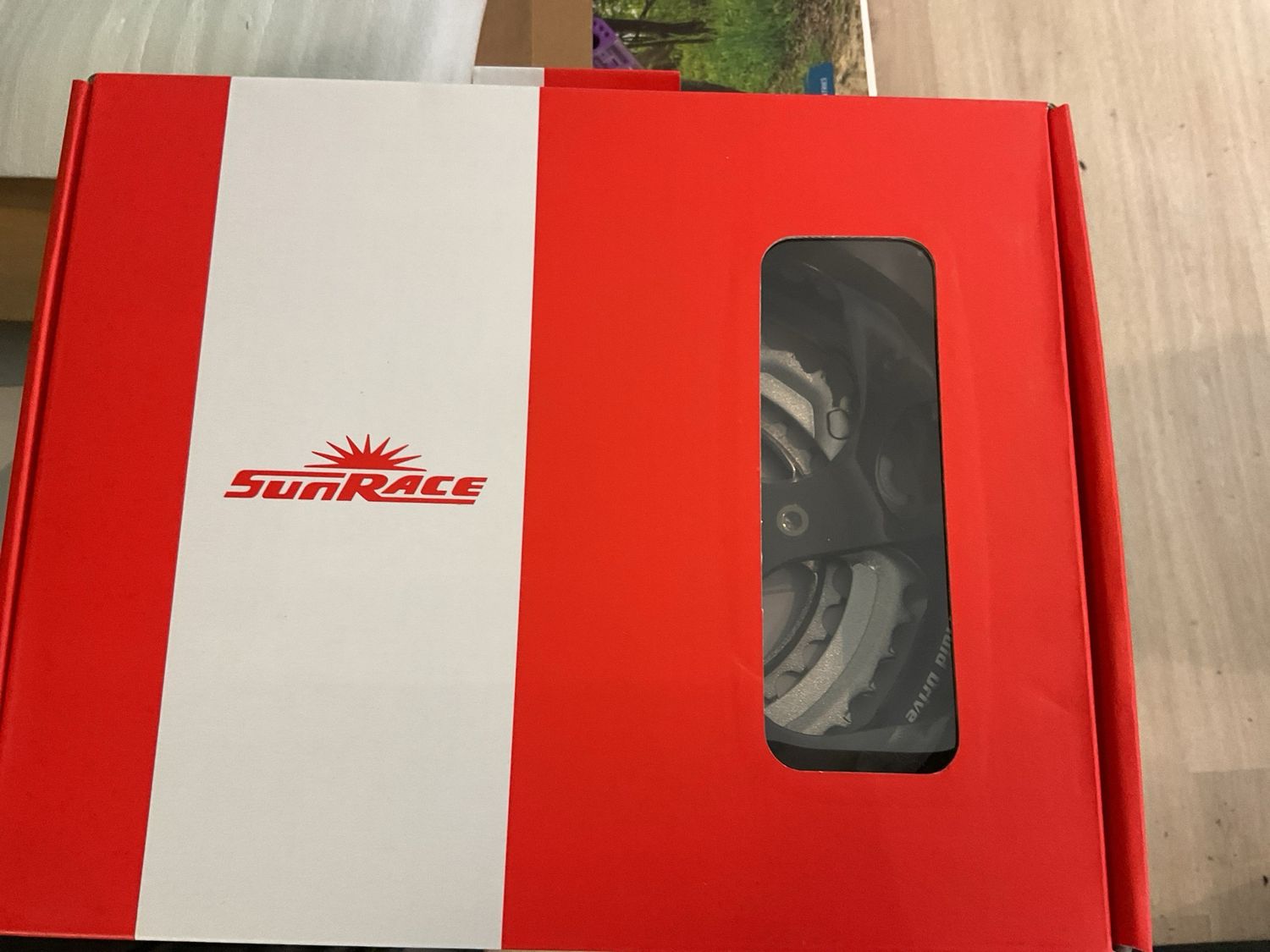 Sunrace crankstel FCM 300-5mm 28-38-48 170mm m/CG zw/zi