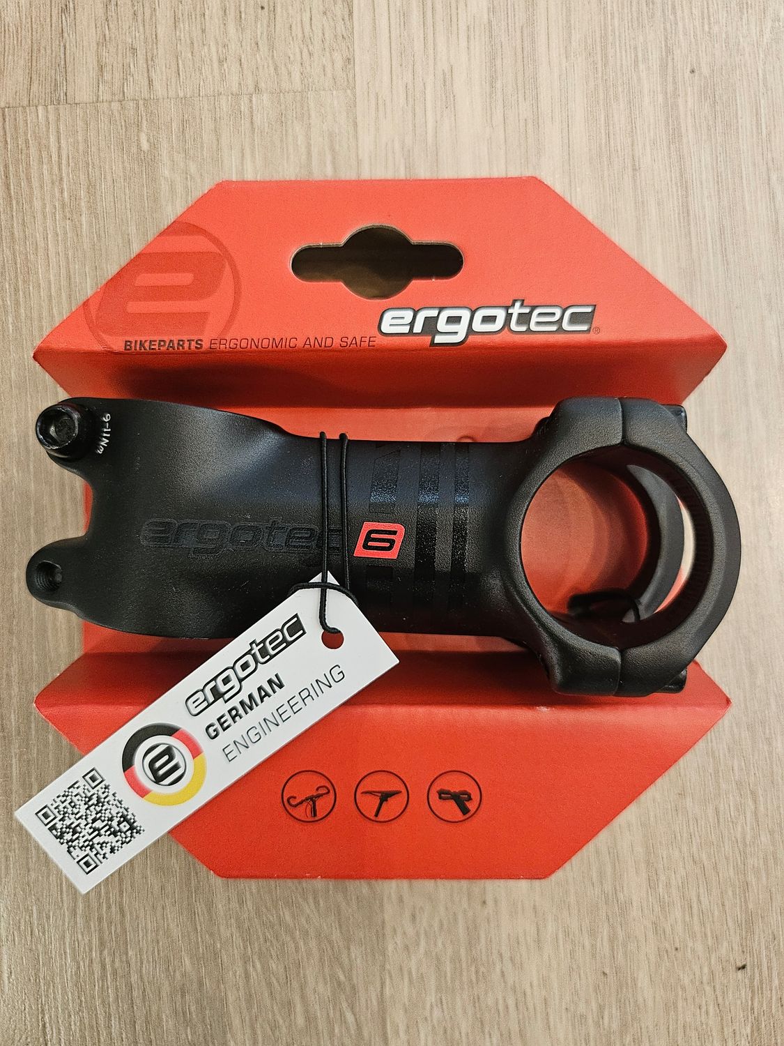 Ergotec Stuurpen piranha 2 31.8 80mm