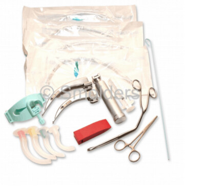 Laryngoscoop met 3 bladen - set