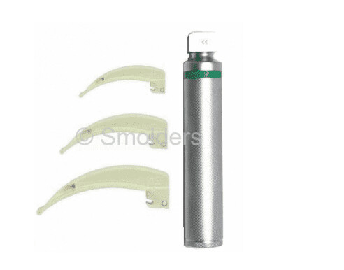 Laryngoscoop met 3 bladen - set