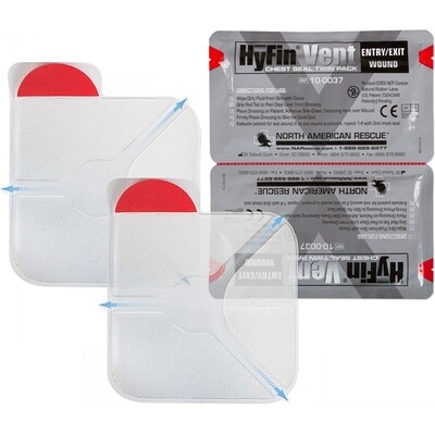 Hyfin Chest Seal Twin Pack