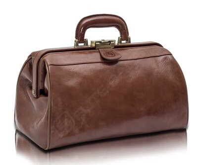 Dokterstas, Classy bruin leder (leeg)