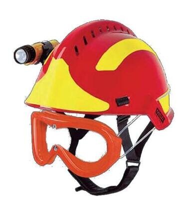 Helm F2 Xtrem met optie bril en lamp