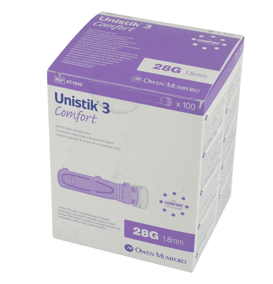 Veiligheid lancetten Unistick 28 G