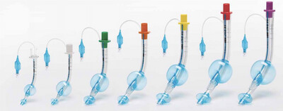 Larynxtube LTS maat 3 - geel (volwassene <155cm) wegwerpbaar - 10 pack