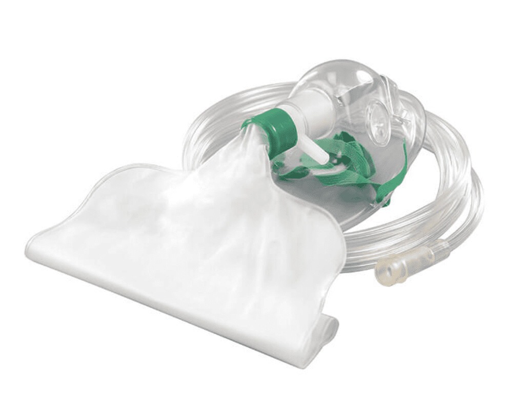 Zuurstofmasker met reservoir non rebreathing voor kinderen