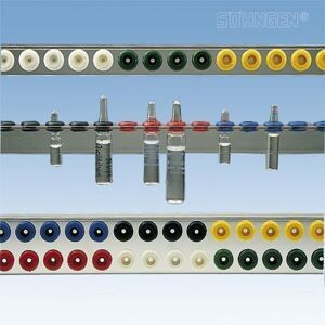 Ampullenrail voor 96 ampullen (dubbele rail)