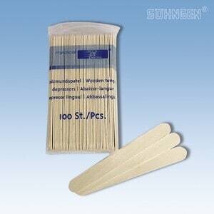 Tongspatels hout (per 100 stuks)