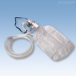 Zuurstofmasker met reservoir volwassene non rebreathingmasker (100% masker)