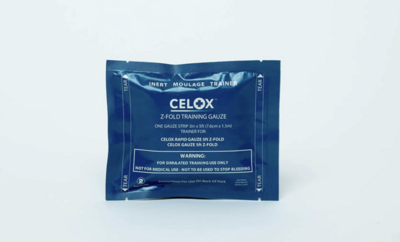 CELOX Training-Gauze Z-folded 7,6 cm x 1,5 m