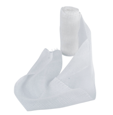 Fixatie gaaszwachtel, elastisch - 4 m (ext.) x 6 cm