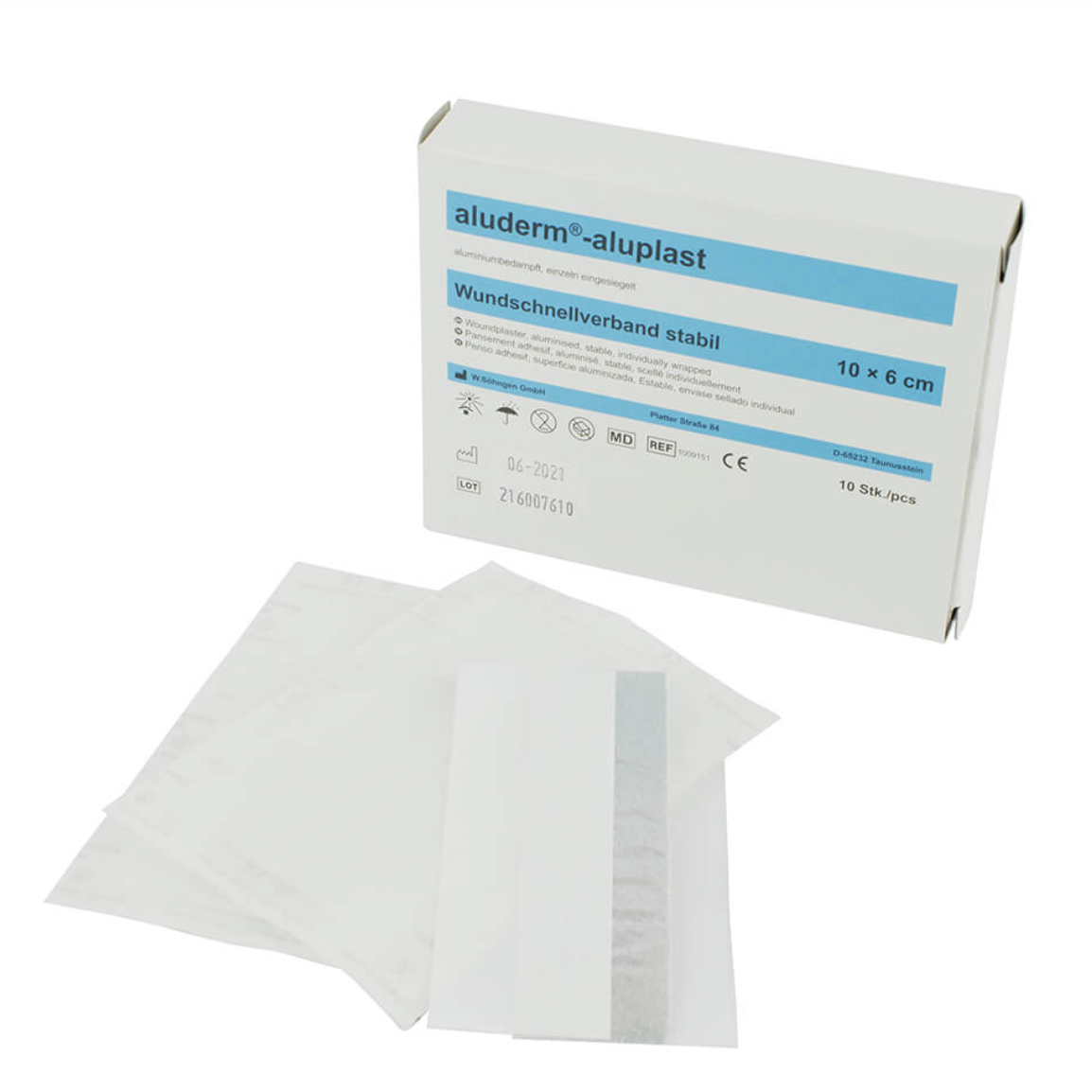 Aluplast wondpleister - 10 cm x 6 cm