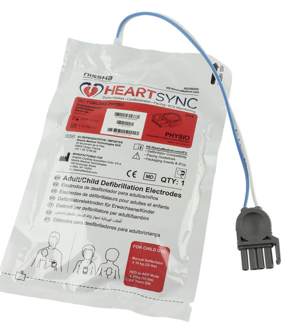 Defibrillator Elektroden voor Lifepak 500/1000/10/12/15/20
Volwassenen