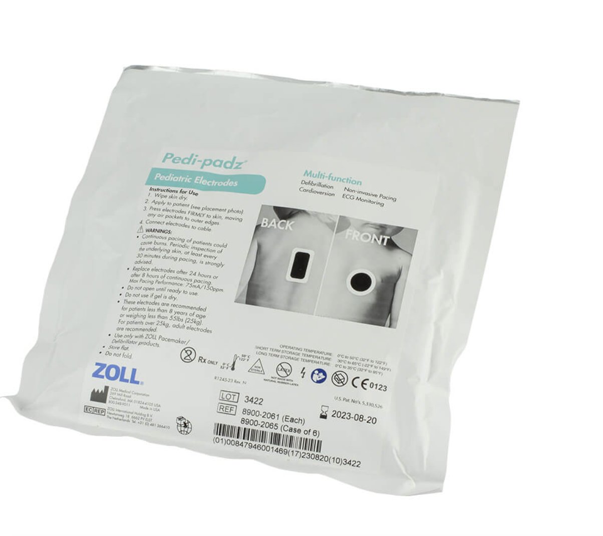 Multifunctionele Kinder pads ZOLL - paar