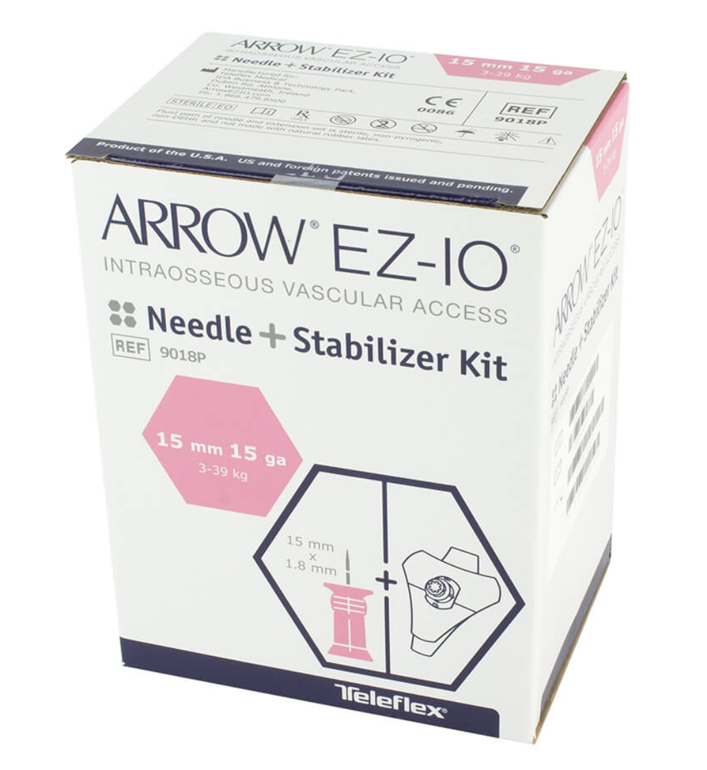 EZ-IO naaldkit voor Patienten van 3 tot 39 kg - 15 mm x 1,8 mm - doos van 5