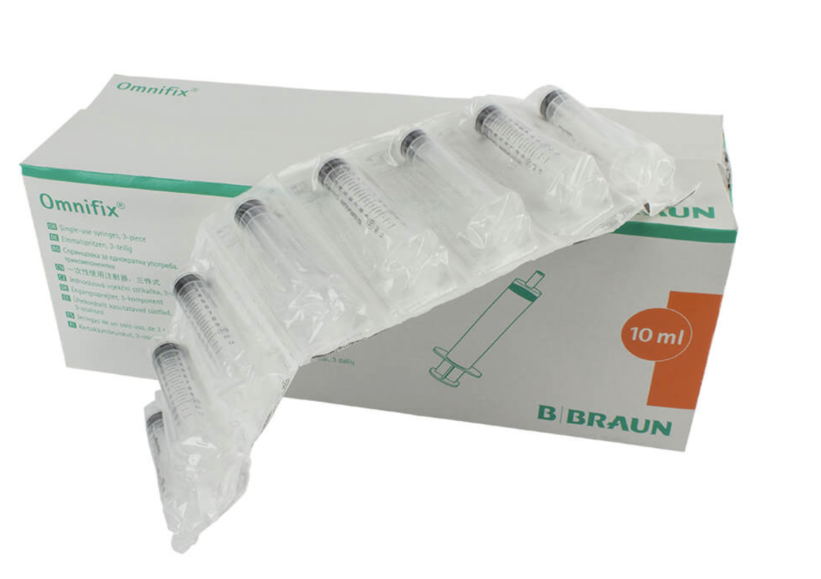 Spuit 10 ml luer lock - doos van 100