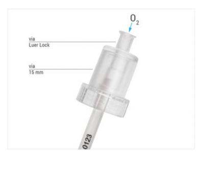 S-Guide 15 CH met O2-connector - 5 stuks
