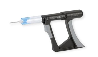 SAM IO IO naald 25 mm - blauw (incl. verlengleiding en naaldfixatie) - doos van 5 stuks