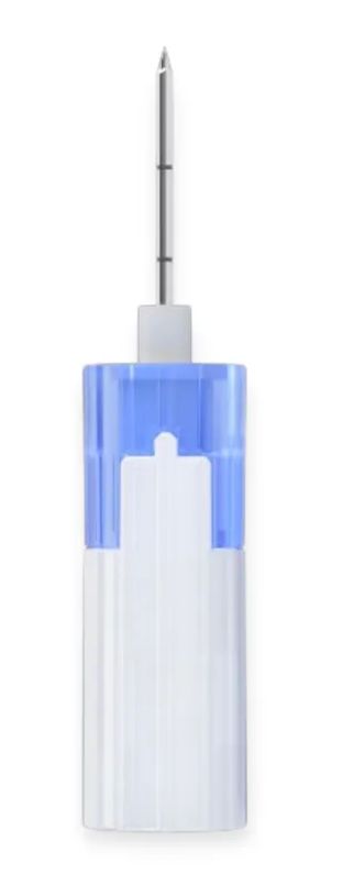 SAM IO IO naald 25 mm - blauw (incl. verlengleiding en naaldfixatie) - doos van 5 stuks