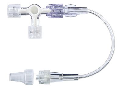 Driewegkraan met verlengleiding