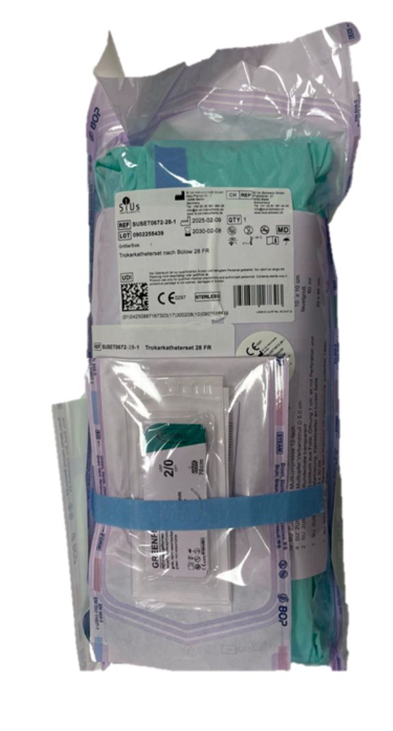 Thoraxdrainage set CH 25