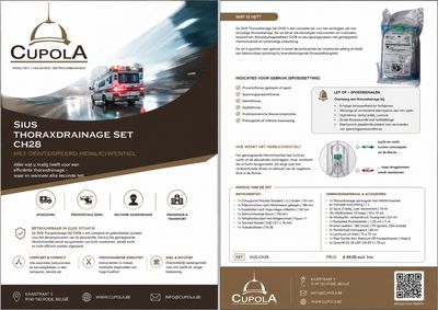 Thoraxdrainage set CH 25