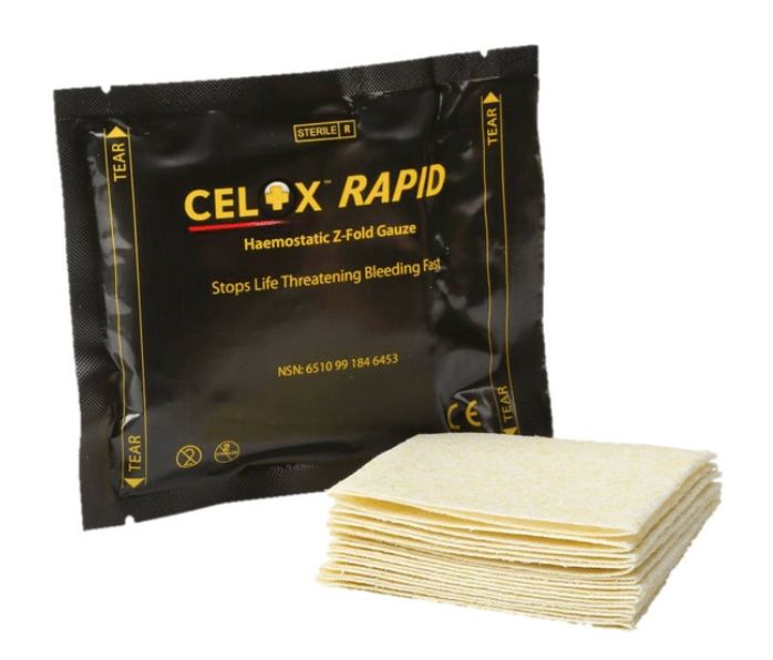 Celox Rapid Gauze z-folded