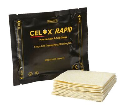 Celox Rapid Gauze z-folded