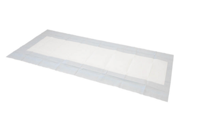 Wegwerp bedlaken met pad - doos van 20