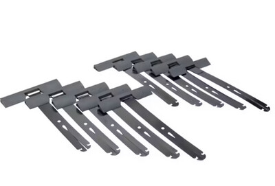 Rolluikveer standaard voor 9 mm lamellen (pakket van 10 stuks)