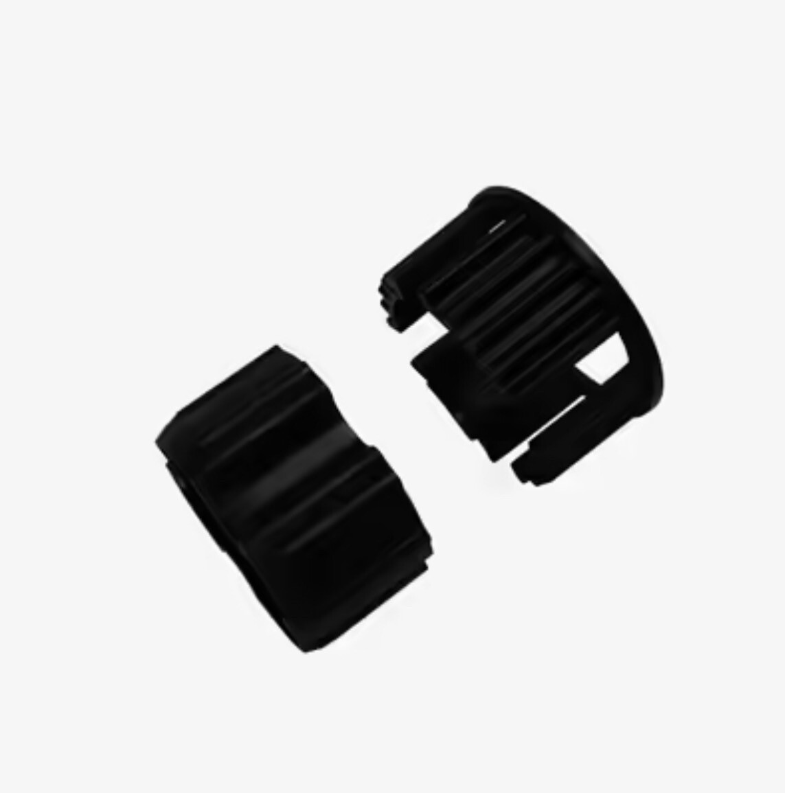 Adapterset 78 mm rond met doeksleuf voor Somfy 60 serie