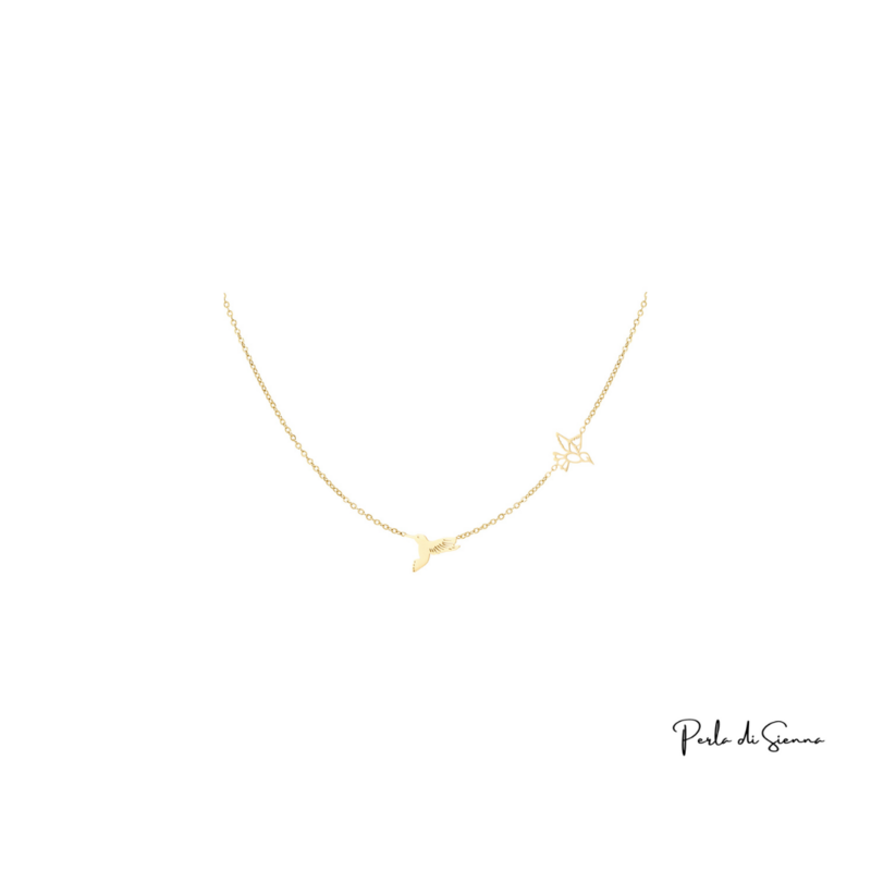 Ketting met 2 vogels