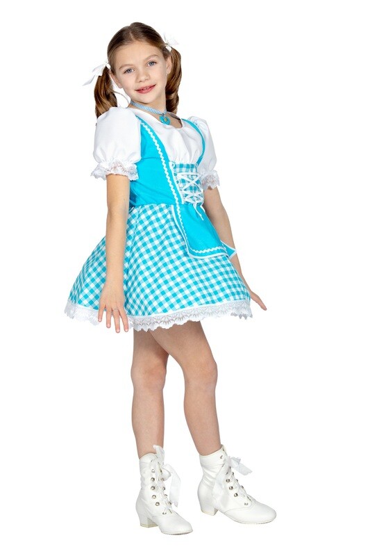 Dirndl Jurk Aqua