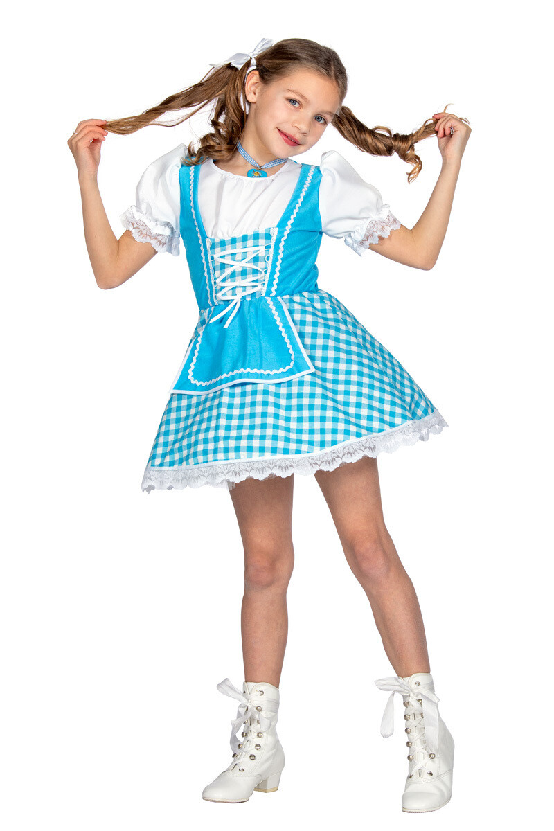 Dirndl Jurk Aqua