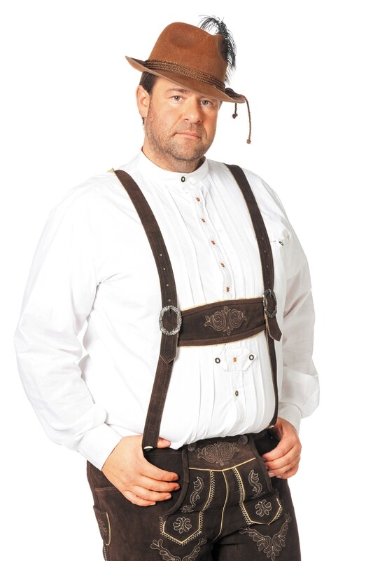 Tiroler Overhemd Wit