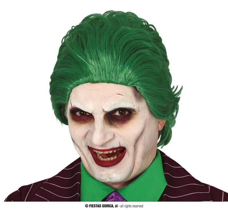Scary green jester