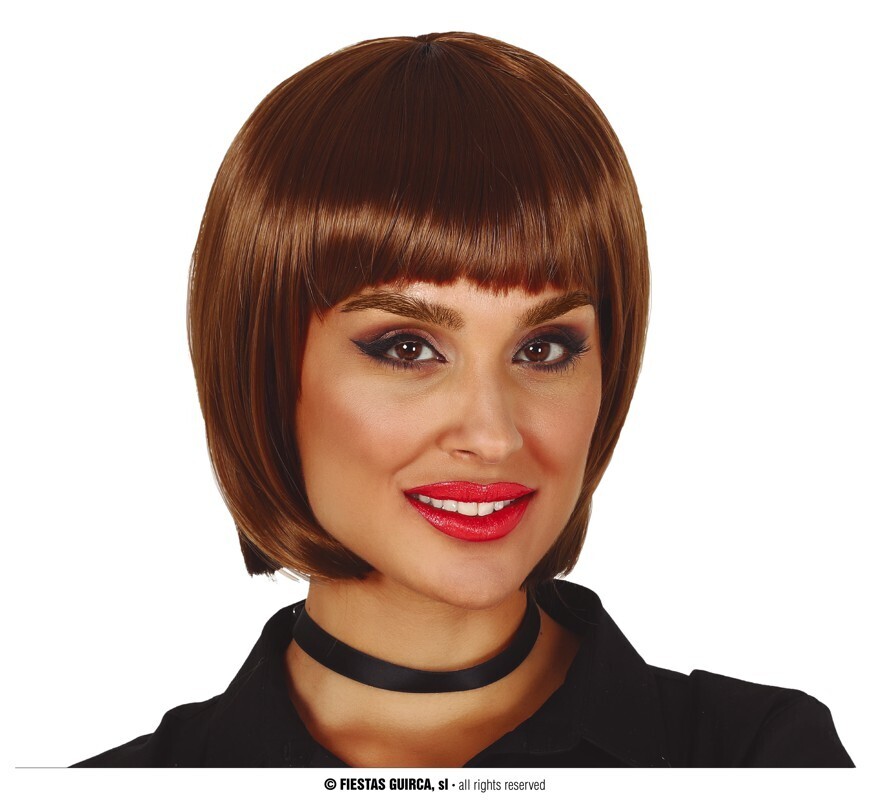 Half brown mane wig