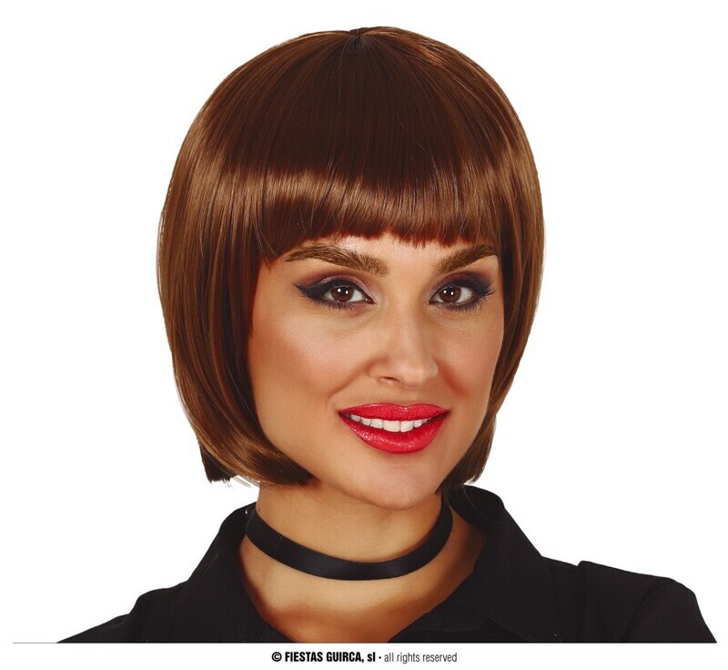 Half brown mane wig