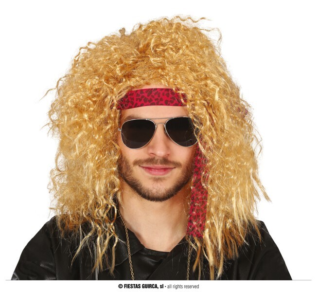 Blonde rocker mane wig