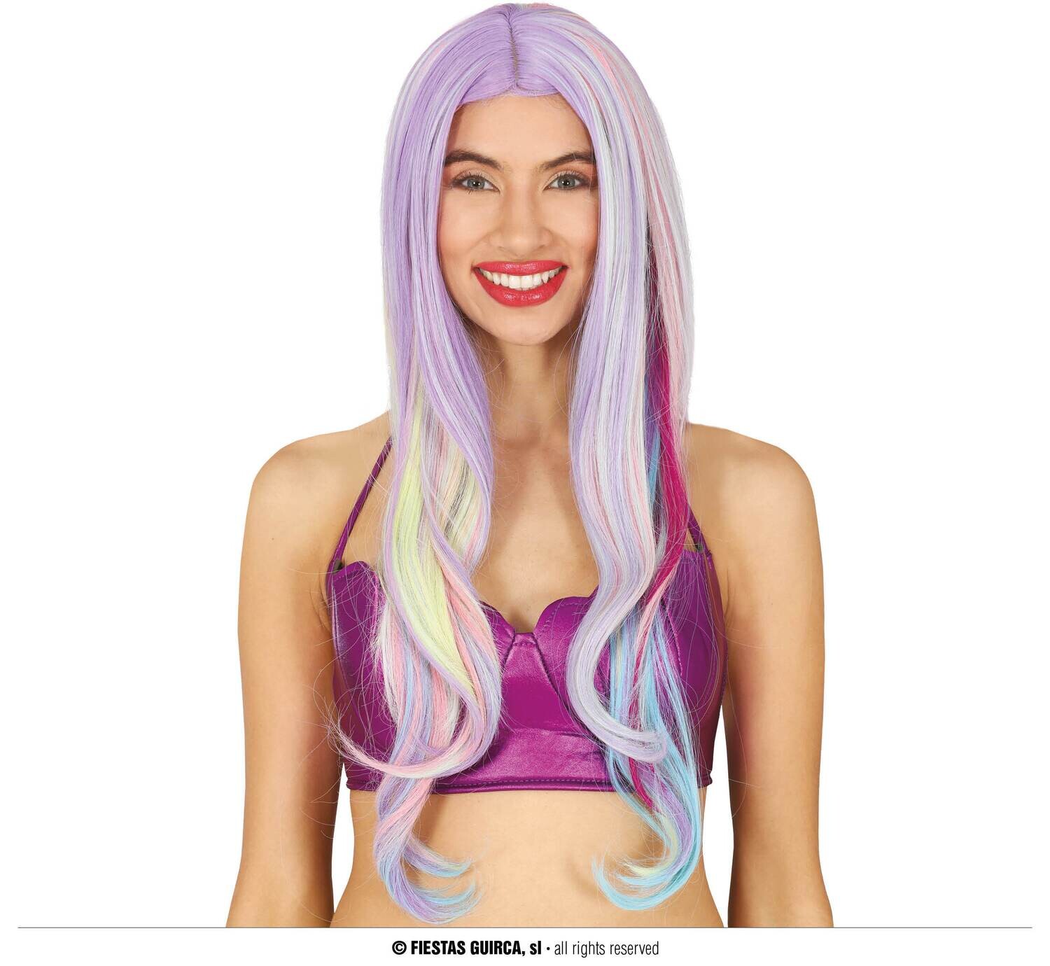 Multicolor mane wig