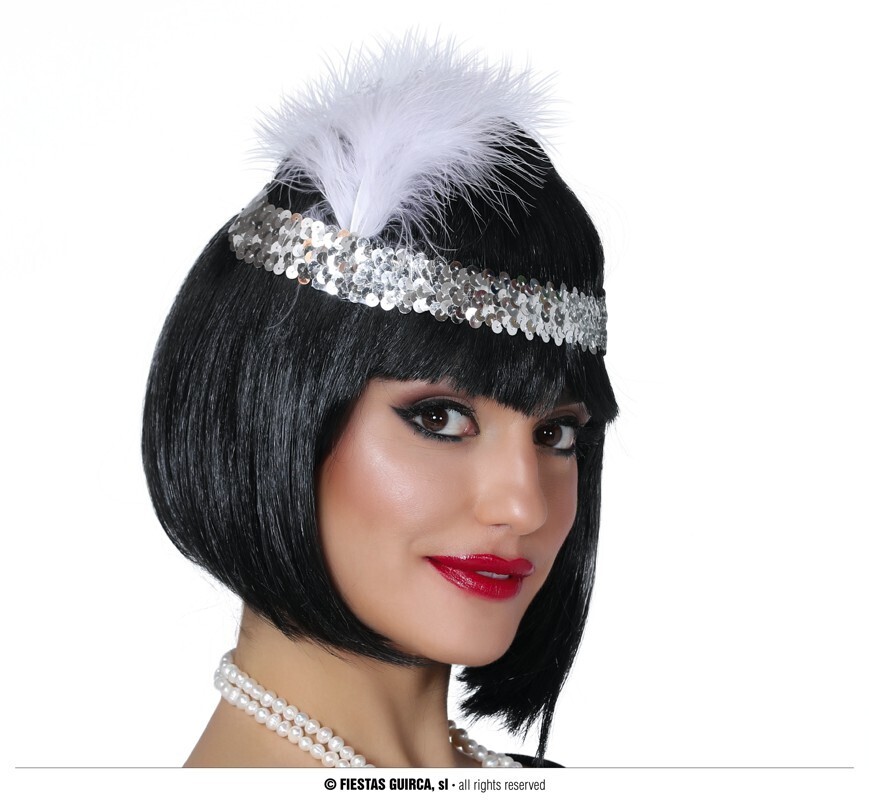 Silver charleston tiara