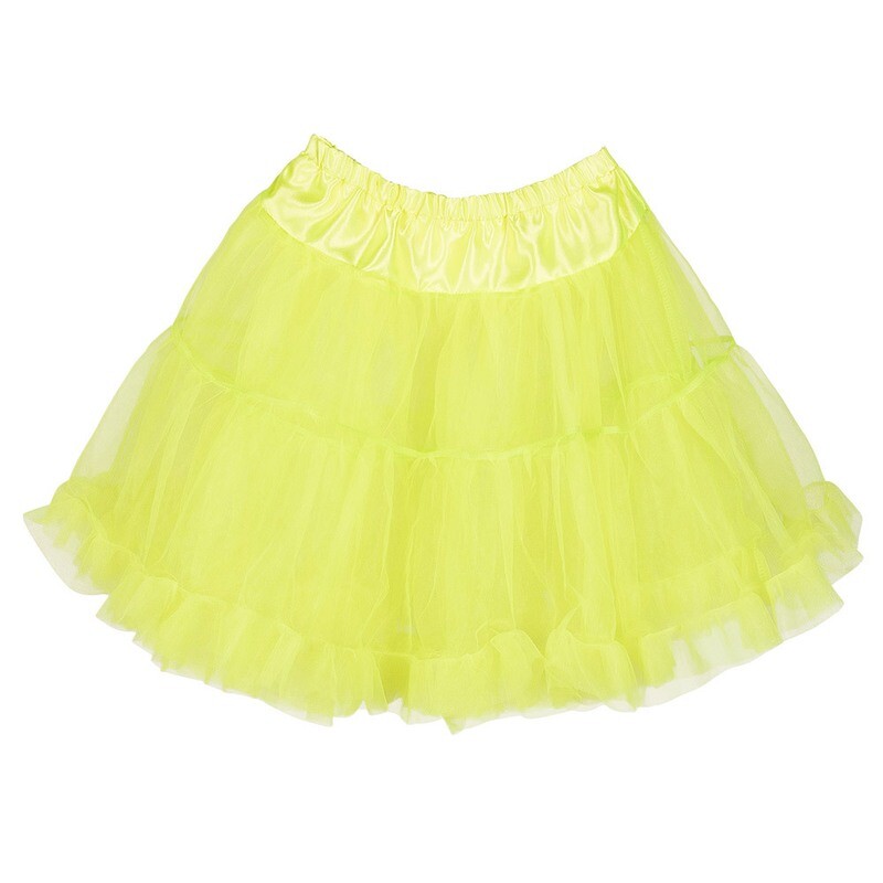 Petticoat de luxe neongeel