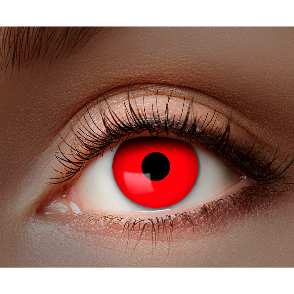 Maandlenzen UV flash rood