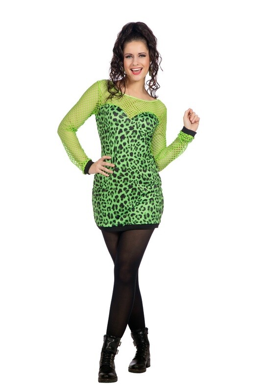 Panterjurk neon groen