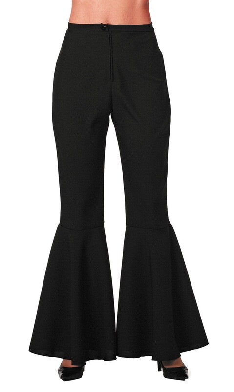 Hippie broek bi-stretch Zwart